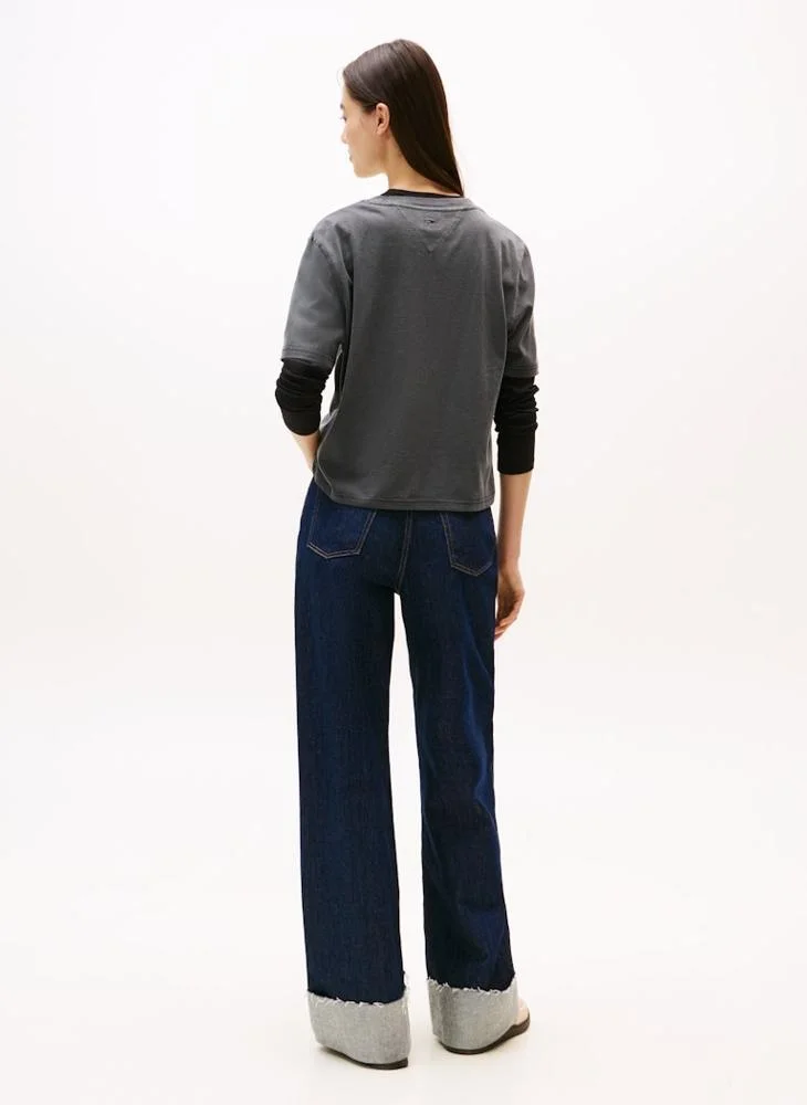 TOMMY JEANS Graphic Crew Neck T-Shirt