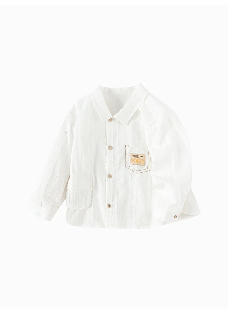 بالابالا Baby boy Woven long sleeve shirt