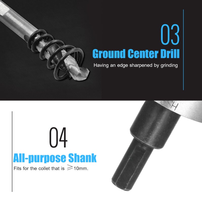 Hole Saw Bit: High Speed Steel, Heavy-duty, Optimized Sharp Tooth Design, Stainless Steel Hole Saw - Thick Walls For Longer Lifespan, Steel Hole Saw for Cutting Metal, Wood, Plastic, Pipe and Uneven W - Image 3