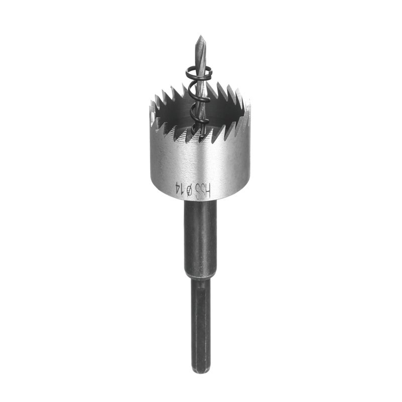 Hole Saw Bit: High Speed Steel, Heavy-duty, Optimized Sharp Tooth Design, Stainless Steel Hole Saw - Thick Walls For Longer Lifespan, Steel Hole Saw for Cutting Metal, Wood, Plastic, Pipe and Uneven W - Image 1