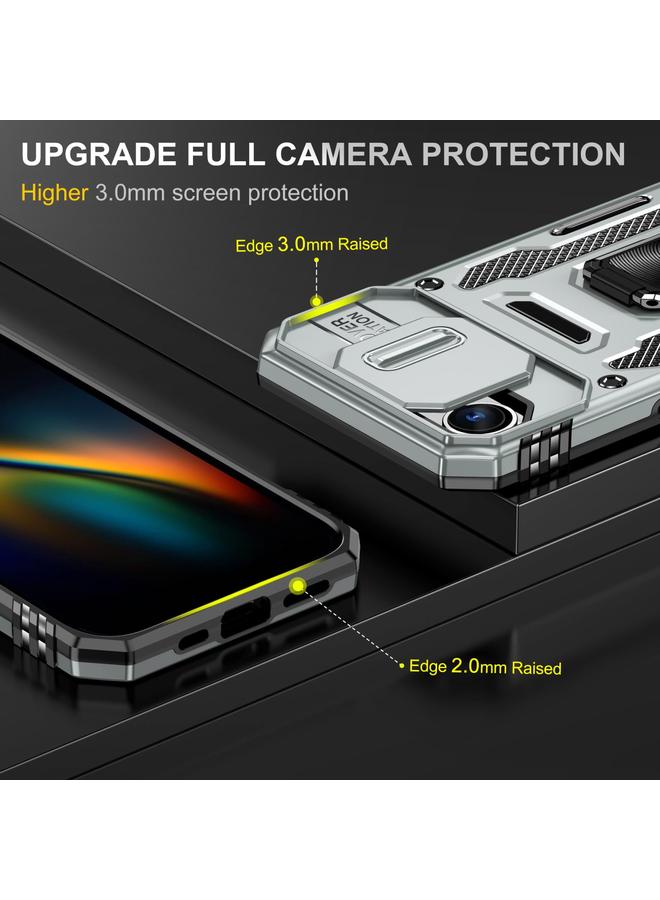 erorex Case For iPhone 16e Armor PC + TPU Camera Shield Phone Case - Image 3