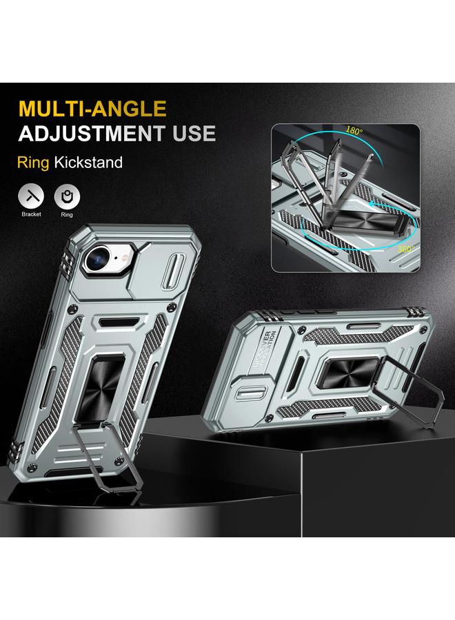 erorex Case For iPhone 16e Armor PC + TPU Camera Shield Phone Case - Image 4