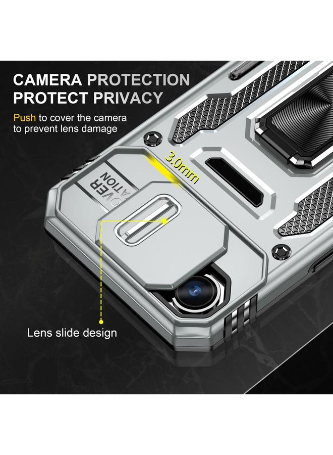 erorex Case For iPhone 16e Armor PC + TPU Camera Shield Phone Case - Image 5
