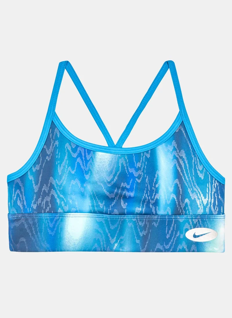 Nike Kids' Dri-FIT Indy Icon Clash Light Support Sports Bra (Older Kids)
