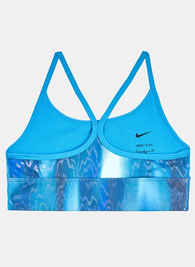 Nike Kids' Dri-FIT Indy Icon Clash Light Support Sports Bra (Older Kids)