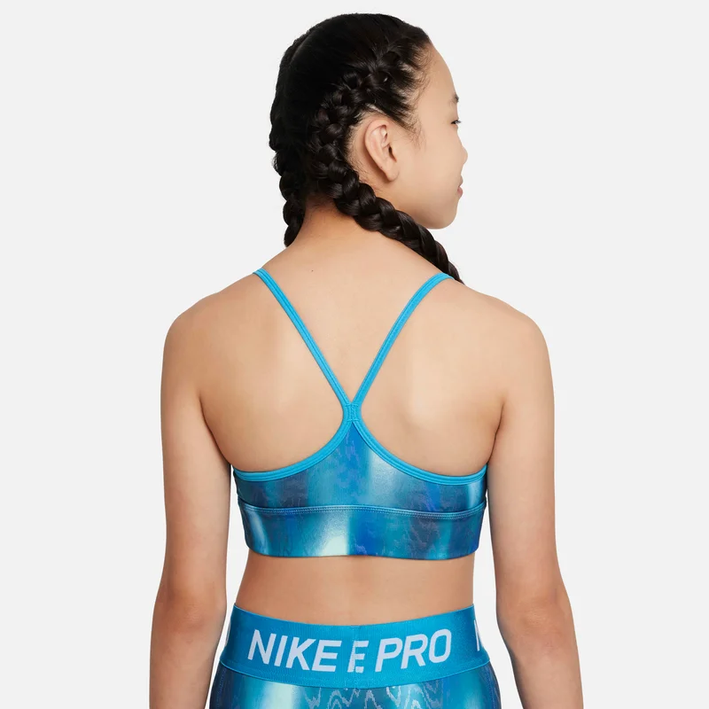 Nike Kids' Dri-FIT Indy Icon Clash Light Support Sports Bra (Older Kids)