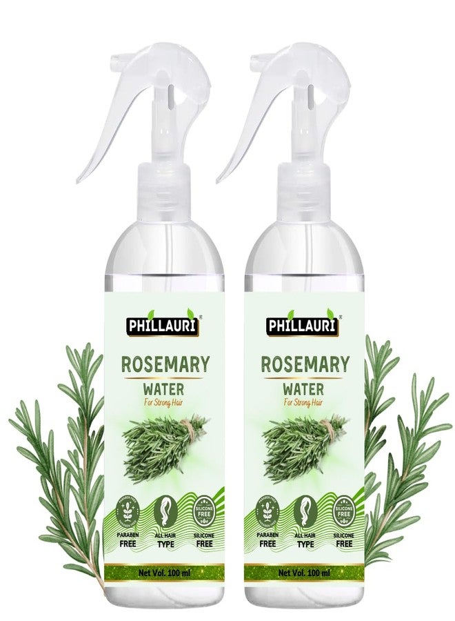 Phillauri Rosemary Water Spray For Hair Growth |Hair Thickness With Rosemary Water | spray for Improves Scalp Health | rosemary Serum | Hair Growth Spray - (Pack 2) - Image 1