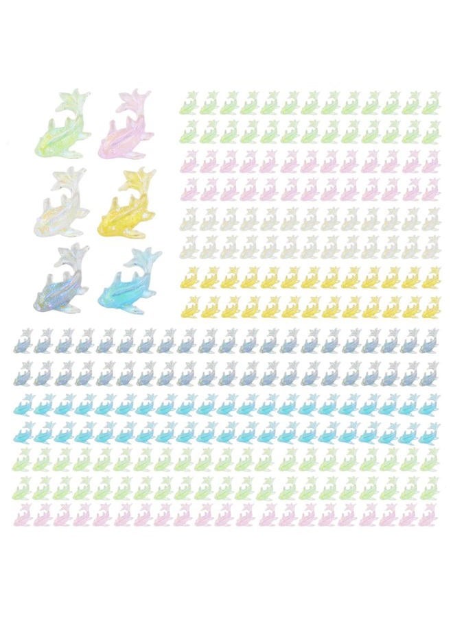 Comimark 250 PCS Cute Mini Goldfish Resin Figurine Crafts Flatback Cabochon Ornament Jewelry Making Accessories - Image 1