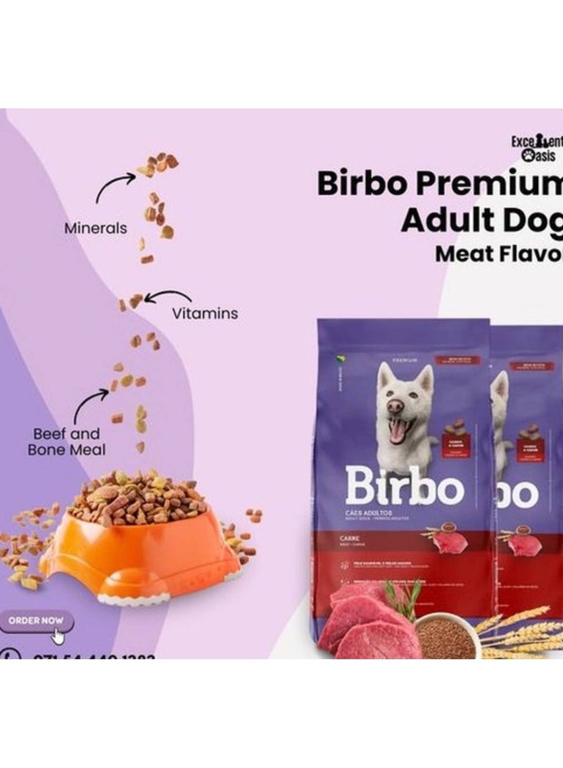 Birbo Premium Adult Dog Meat Flavor 25KG - Image 1