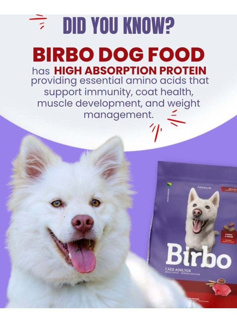 Birbo Premium Adult Dog Meat Flavor 25KG - Image 2