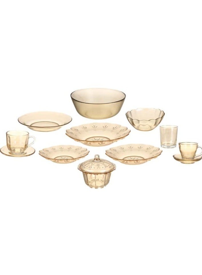 Glass Dinner Set, 58 Pieces  - Image 1