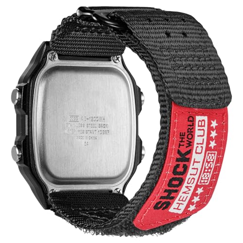 DAVILANE 18mm Watch Band Strap for Casio AE1000W AE1200 AE1300 AEQ110W AQS800W MRW200H MRWS300 SGW300H SGW400H W216H W218H W735H Super Rugged Nylon Sports Strap - Image 1