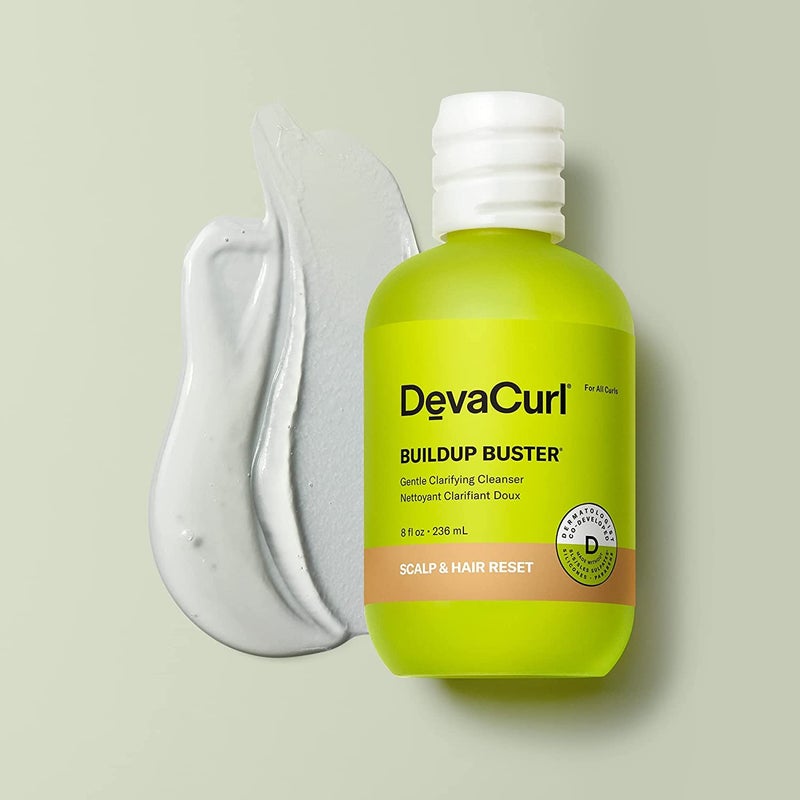 DevaCurl ديفاكيرل بيلد أب باستر منظف مهدئ للتوضيح، واحة خضراء، 8 أونصة سائلة - Image 2