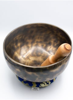 Alpine Crystals UAE Authentic Himalayan Full Moon Singing Bowl Handcrafted from Nepal  - Image 3