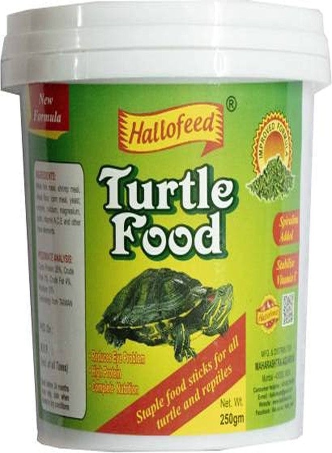 AQUALYF Pets Hallofeed Turtle Food (250 GMS), Green - Image 1