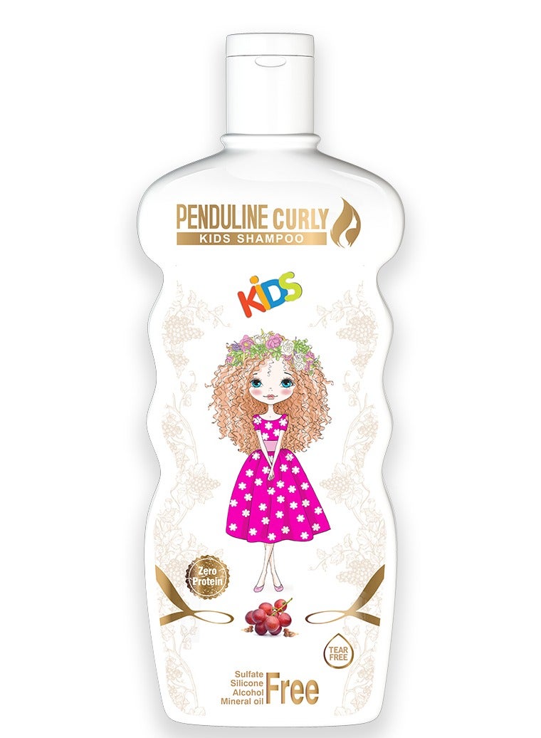 Penduline Curly Kids Shampoo | Argan Oil | 300 Ml | Gentle Cleansing & Frizz Control |Nourishing & Moisturizing - Image 1