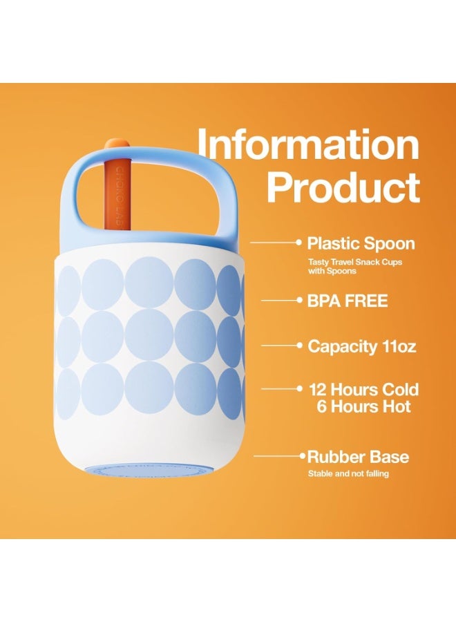 CHAKO LAB Food Jar 450 ml | Stainless Steel Vacuum Insulated for Hot Food and Cold Food | Wide Mouth Leak Proof Lunch Storage for Smoothie Bowl, Soup, Yogurt - Image 4