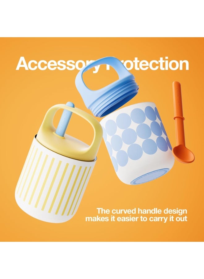 CHAKO LAB Food Jar 450 ml | Stainless Steel Vacuum Insulated for Hot Food and Cold Food | Wide Mouth Leak Proof Lunch Storage for Smoothie Bowl, Soup, Yogurt - Image 5