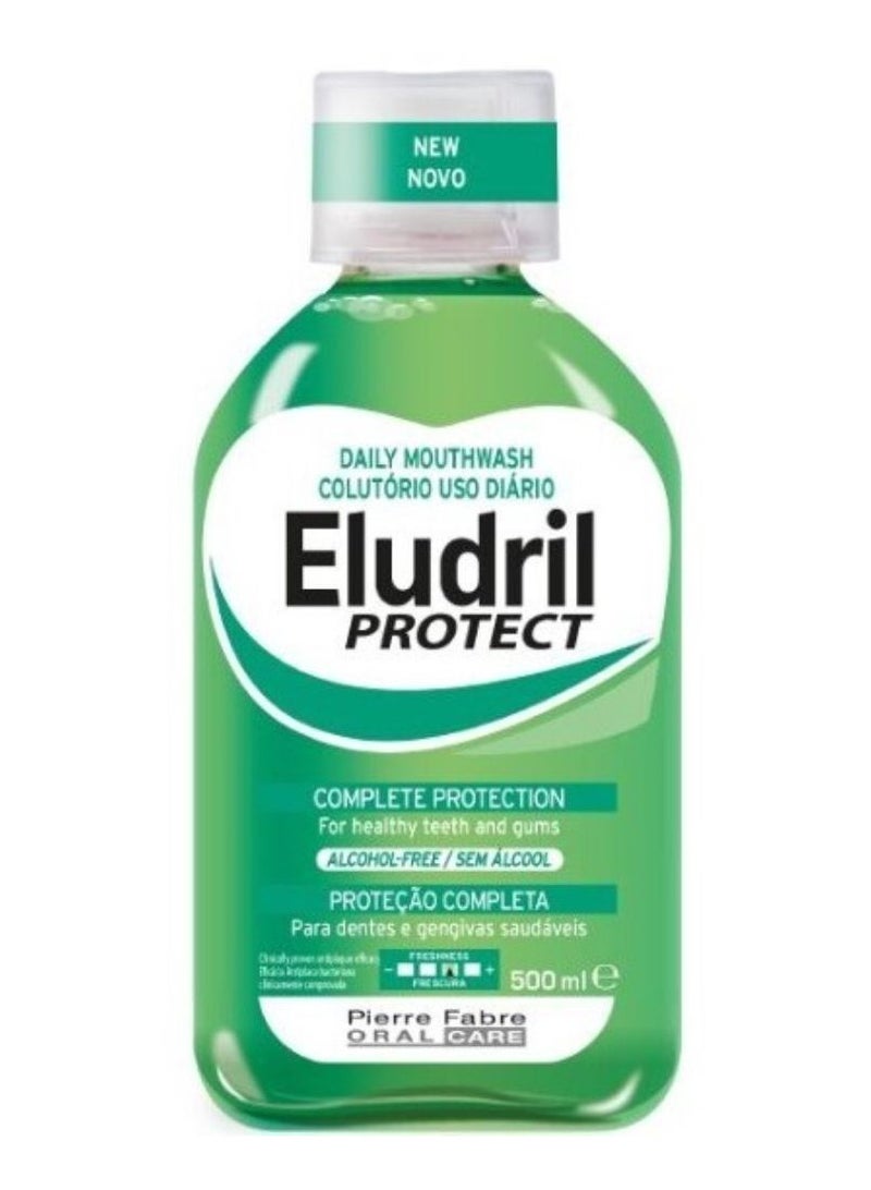 Eludril Protect Daily Mouthwash 500ml - Image 1