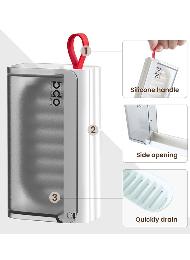 bdo Travel Soap Case, 100% Leakproof Soap Box with Lid, Bar Soap Holder for Traveling, Portable Soap Container for Gym, School, Camping - Image 2