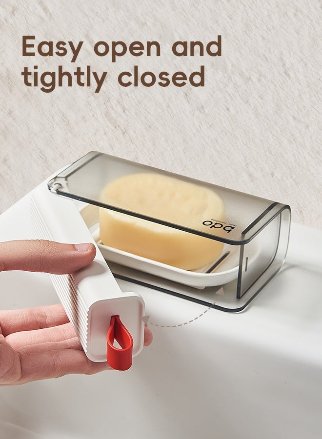 bdo Travel Soap Case, 100% Leakproof Soap Box with Lid, Bar Soap Holder for Traveling, Portable Soap Container for Gym, School, Camping - Image 5