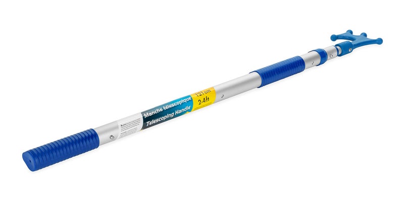 Camco Telescoping Handle with Boat Hook 24ft Handle Can Be Used with Multiple AccessoriesHandle wHook 41910