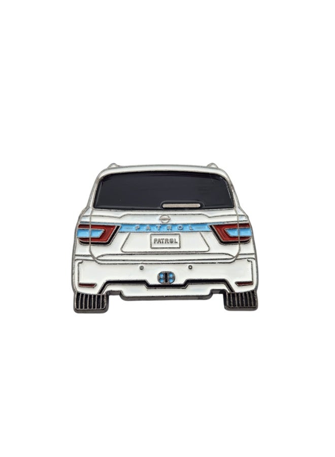 Kipfy Nissan Patrol SUV , Rear View Design Metal Sticker Badge, for Phone Cases & Laptops - Image 1