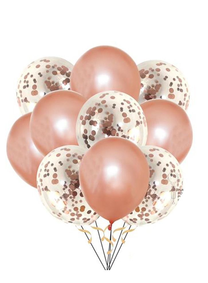 طقم بالونات زينة لحفلات عيد الميلاد مكون من 10 قطع - Image 1