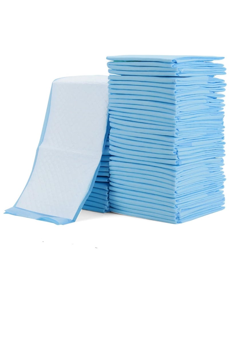 Gonice 100 Pack Disposable Changing Pads Baby Disposable Underpads Waterproof Diaper Changing Pad Breathable Underpads Bed Table Protector Mat, 17 Inches x 13 Inches - Image 1