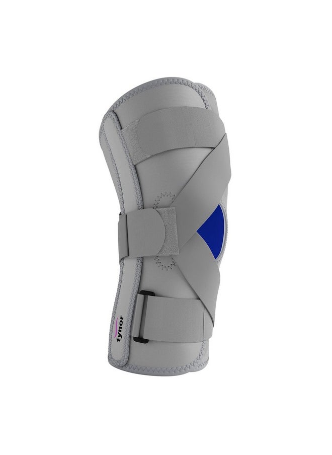 Tynor Tynor OA Knee Support (Neo) | Joint Support, Pain Relief for Men & Women | Comfortable & Durable, Left Leg Support, Pack of 1 (Grey, Large)  - Image 1
