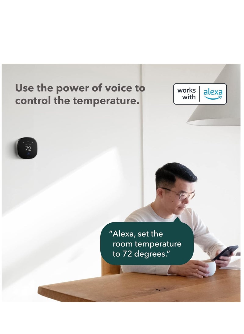 Ecobee - ecobee New Smart Thermostat Premium with Smart Sensor and Air Quality Monitor - Image 1