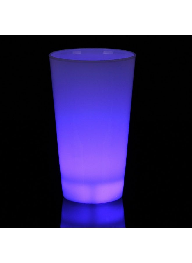 فان سينترال مجموعة من 6 أكواب حفلات LED مضيئة من Fun Central Windy City Novelties، متعددة الألوان، سعة 16 أونصة لكل كوب، مناسبة لحفلات رأس السنة وأعياد الميلاد وأدوات البار وحفلات الزفاف وحفلات الرقص الإلكترونية المتوهجة  - Image 3