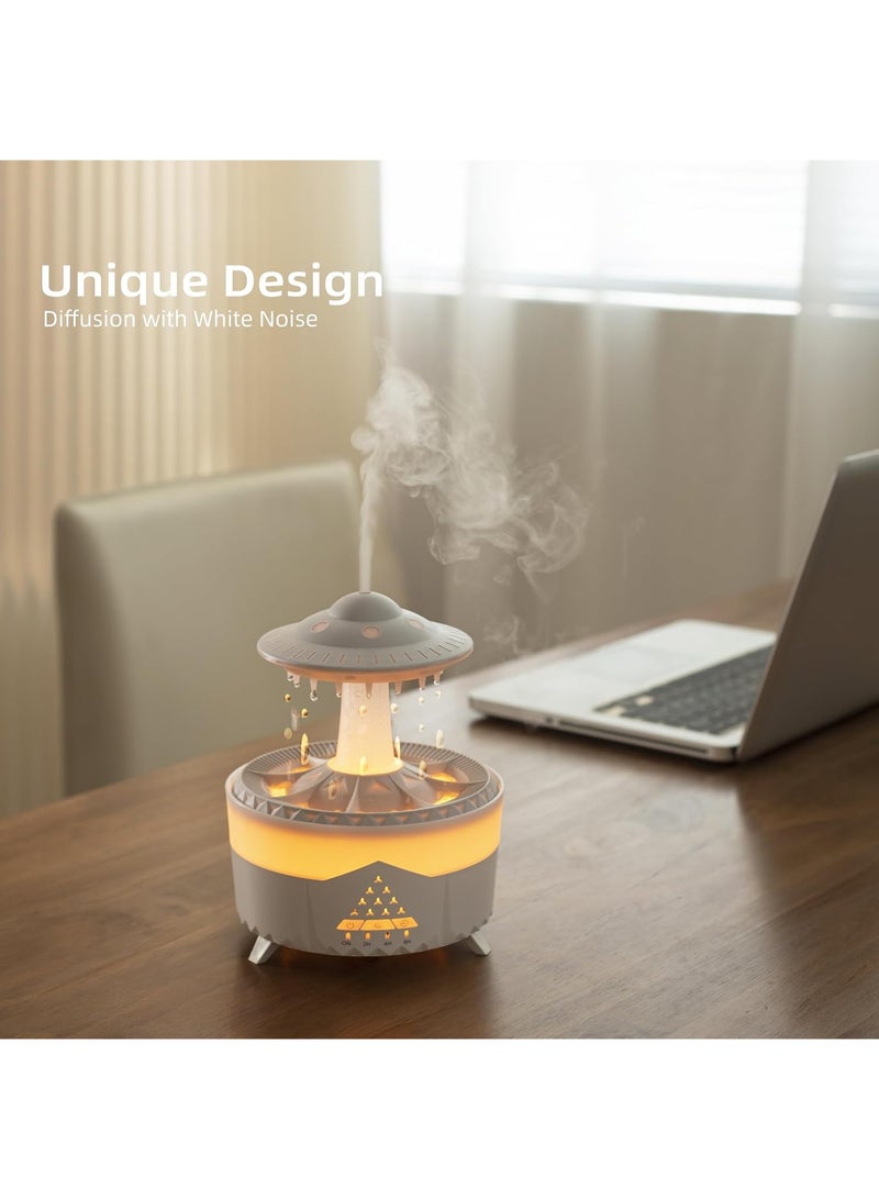BORTONY Raindrop Aromatherapy Humidifier, Remote Controlled Diffuser with LED Night Light and Timer Settings, Essential Oil Diffuser with 7 Colors LED Lights, Air Humidifiers, Water Drip Lamp for Home Bedroom - Image 4