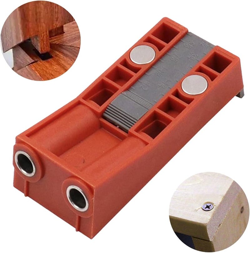 Magnetic Woodworking Angled Hole Locator Drill Guide Positioning Tool - Image 3