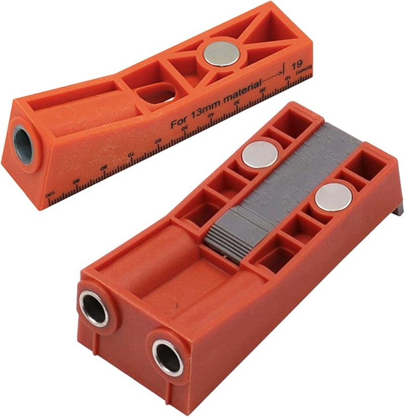 Magnetic Woodworking Angled Hole Locator Drill Guide Positioning Tool - Image 5