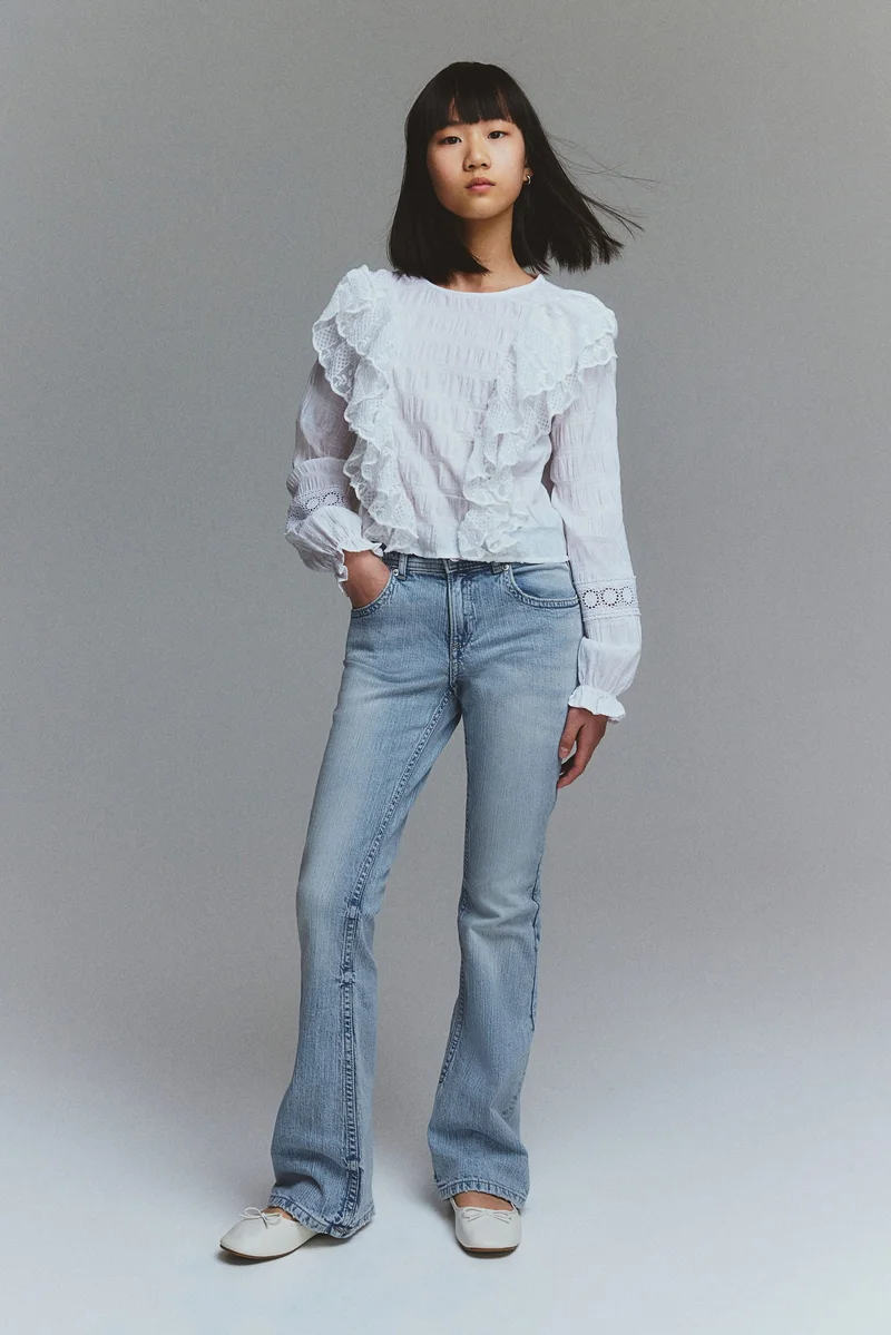 H&M Flared Leg Low Jeans