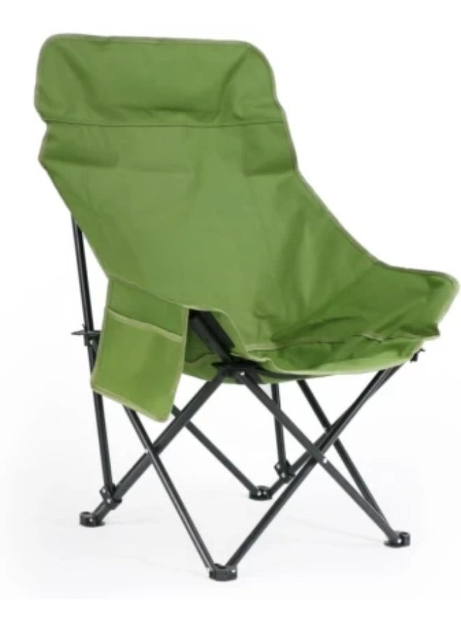 Kimaya Portable Folding Camping Chair with Full Body Support for Sauna, Ergonomic High Back Camping Chair with Breathable Seat, Hold 300 LBS for Outdoor, Home Sauna Box, Fishing, Beach (Forest Green) - Image 1