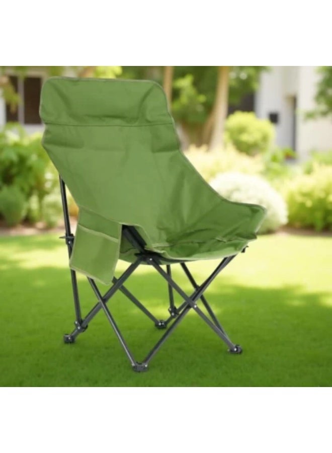 Kimaya Portable Folding Camping Chair with Full Body Support for Sauna, Ergonomic High Back Camping Chair with Breathable Seat, Hold 300 LBS for Outdoor, Home Sauna Box, Fishing, Beach (Forest Green) - Image 3