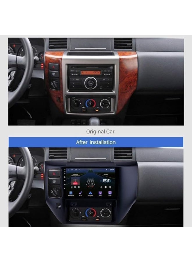 شيزا ستار ستيريو سيارة أندرويد لسيارة باترول VTEC سفاري (2004-2020)، ذاكرة وصول عشوائي (RAM) سعة 4 جيجابايت، وذاكرة قراءة فقط (ROM) سعة 64 جيجابايت، يدعم كار بلاي، وواي فاي M-Link، وراديو GPS، وشاشة 9 بوصة IPS.QLED، وكاميرا 360D. - Image 2