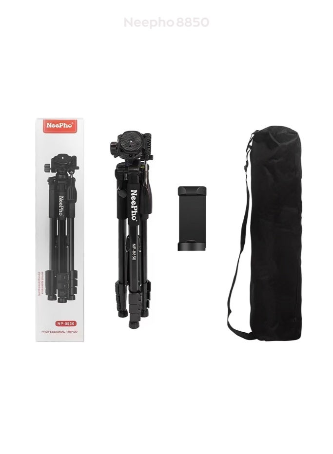 NeePho NP8850 Extendable Tripod Stand – Strong & Durable – Outdoor Live Selfie Camera Phone Floor Stand – For DSLR & Smartphones - Image 5