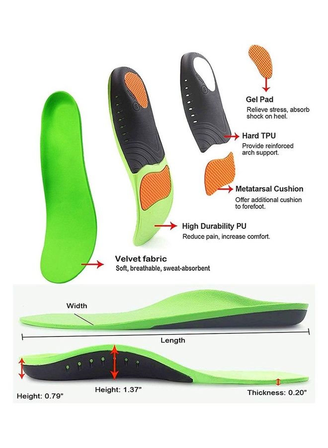 NIBEMINENT ZHX-44 Flat Foot Insole Arch Correction - Image 5