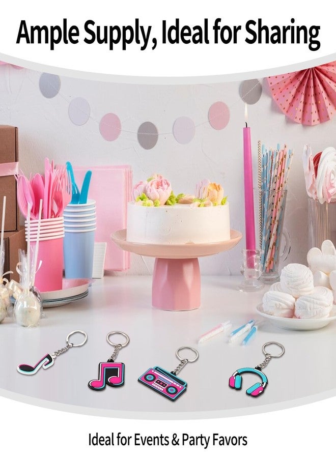 يافيجي مجموعة هدايا حفلات موسيقية من YAFIYGI، 12 قطعة، تتضمن سلاسل مفاتيح على شكل نوتات موسيقية، وهدايا حفلات مميزة، وسلاسل مفاتيح على شكل نوتات موسيقية، ومستلزمات حفلات، وأفكار لحفلات الرقص، وجوائز تذكارية، وسلاسل هدايا على شكل بيانو للبالغين. - Image 2