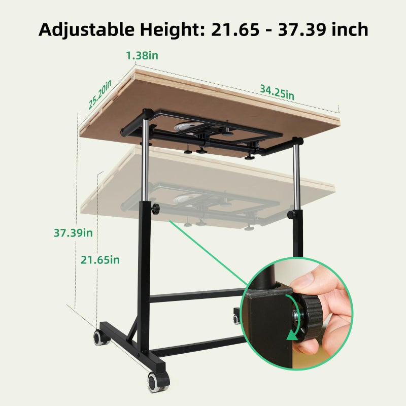 ALL4JIG 1500 Pieces Puzzle Table with Legs and Wheels, Wooden Jigsaw Puzzle Table with 4 Drawers & Cover,Upgraded Stability & Optimized Lightweight Design,Vertical Placement Option - Image 2