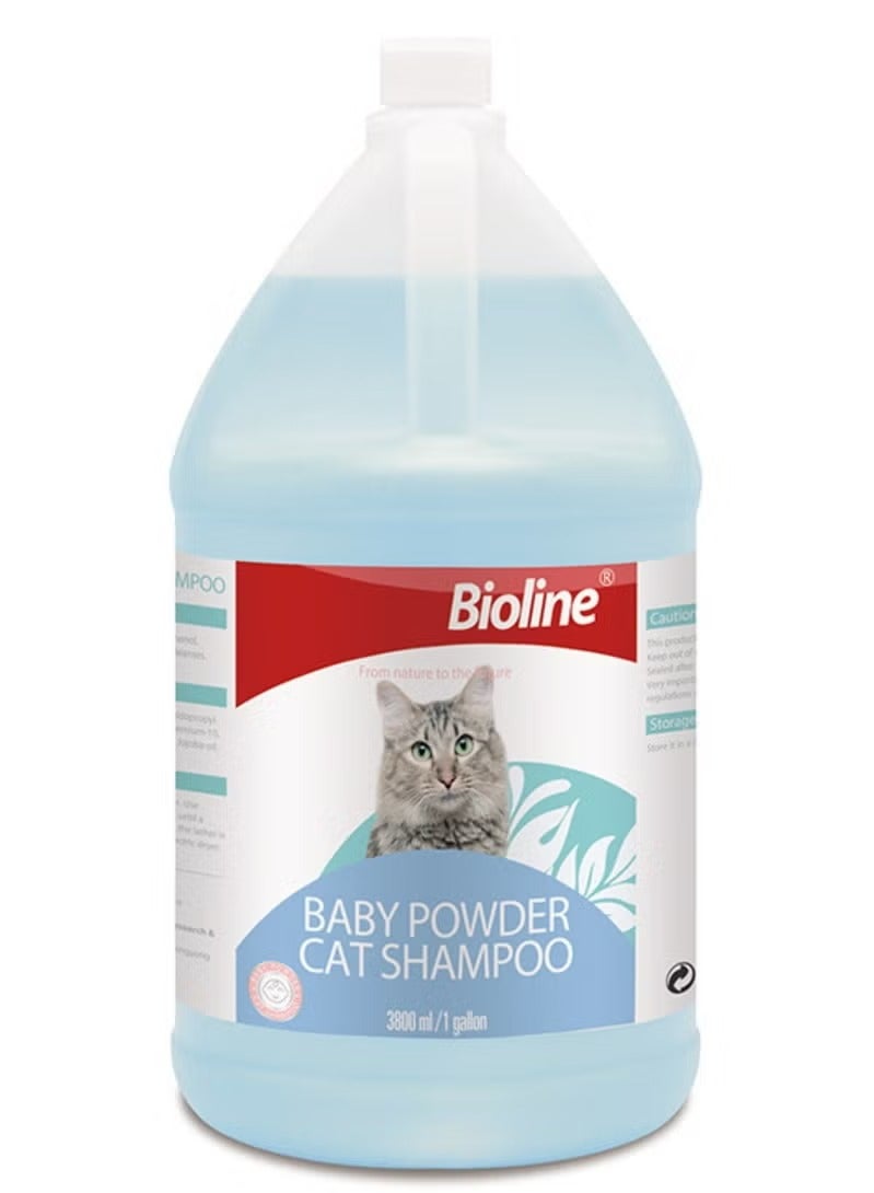 بايولاين شامبو بيولاين بيبي باودر للقطط 3.8 لتر