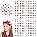 AUGSUN Sticker Earrings 240 Pieces Stick on Earring for Girls SelfAdhesive Sticky Earrings 3D Glitter Craft Crystal Stickers - Image 3