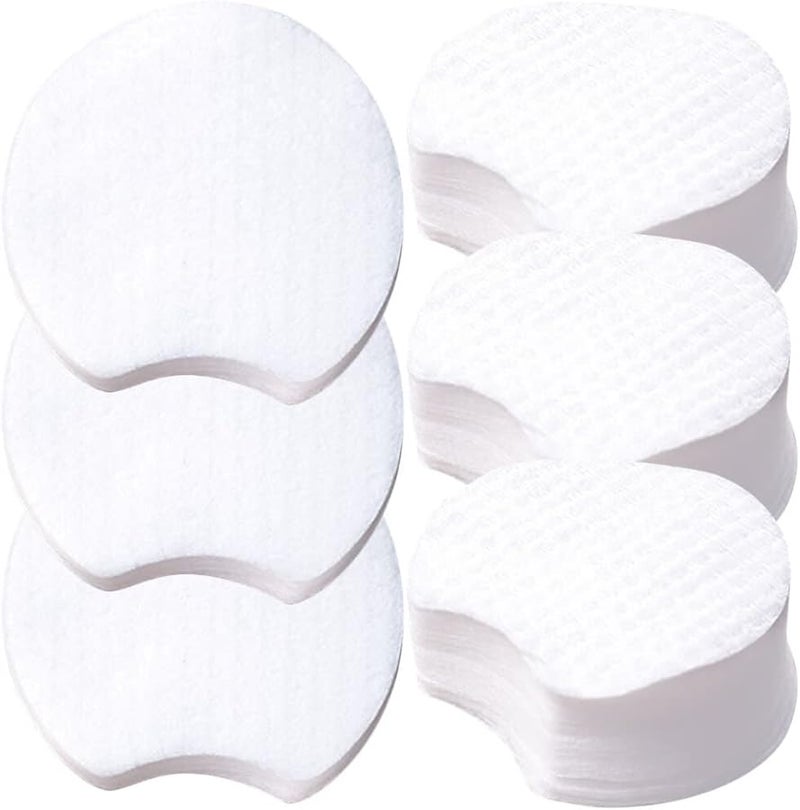 مناديل قطنية بيضاء 1200 قطعة لإزالة المكياج وتنظيف الوجه وإزالة مكياج العيون - Image 1