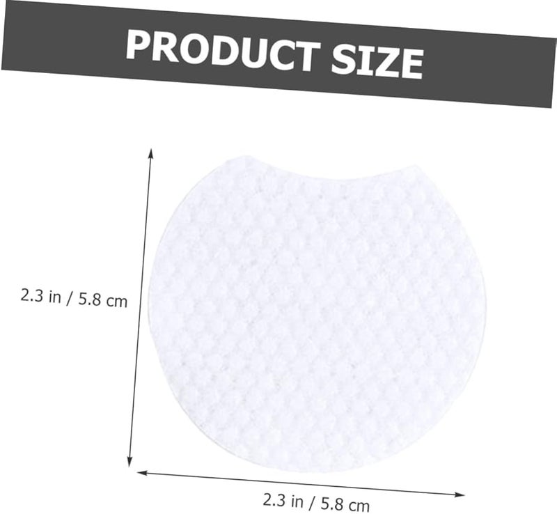مناديل قطنية بيضاء 1200 قطعة لإزالة المكياج وتنظيف الوجه وإزالة مكياج العيون - Image 5