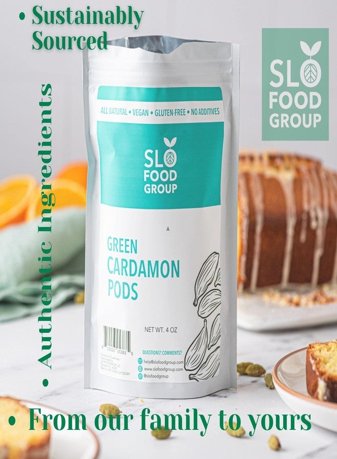 Slofoodgroup قرون الهيل الأخضر من مجموعة سلوفوود - توابل الهيل الطبيعية - 2 أونصة. - Image 5