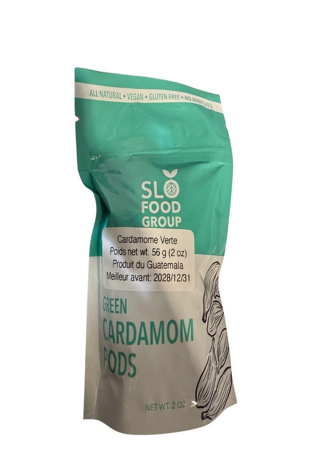 Slofoodgroup قرون الهيل الأخضر من مجموعة سلوفوود - توابل الهيل الطبيعية - 2 أونصة. - Image 2