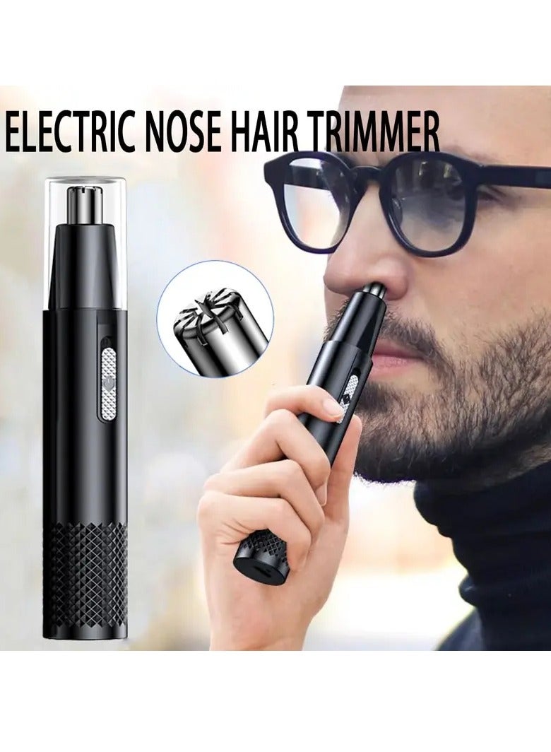 AROAQ Electric Nose Hair Clipper, Portable Waterproof Electric Men Nose Hair Trimmer, Easy To Clean Usb Charging High Quality Ear Hair Removal Machine For Eyebrow, Ear, Nose, (1pc, White) - Image 3